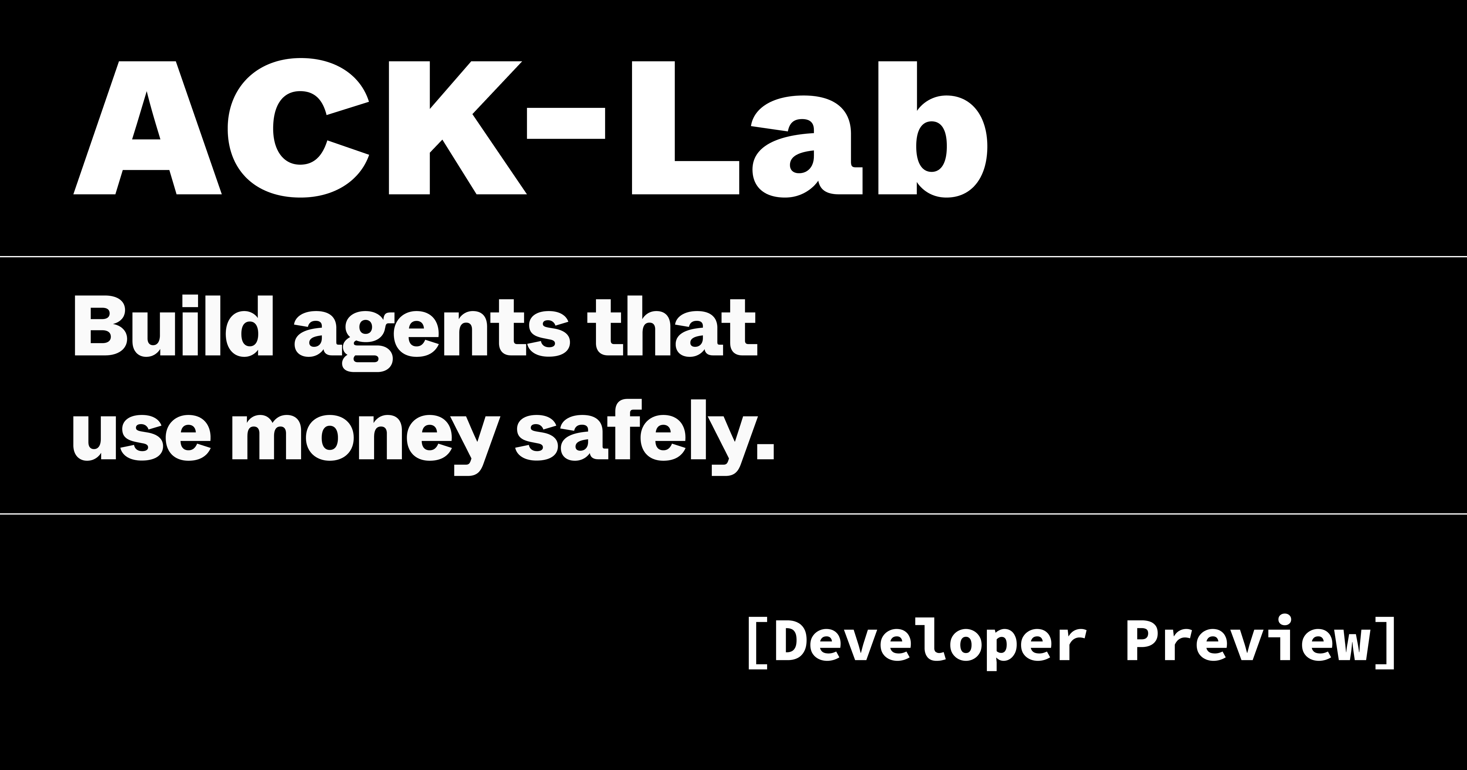 ACK-Lab Developer Preview: Building Trust Infrastructure for Agentic Commerce
